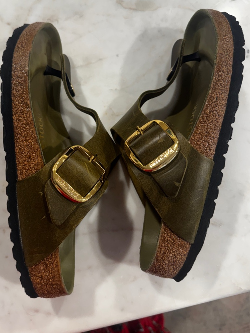 Size 38 Birkenstock Gizeh Big Buckle - Picture 5 of 6